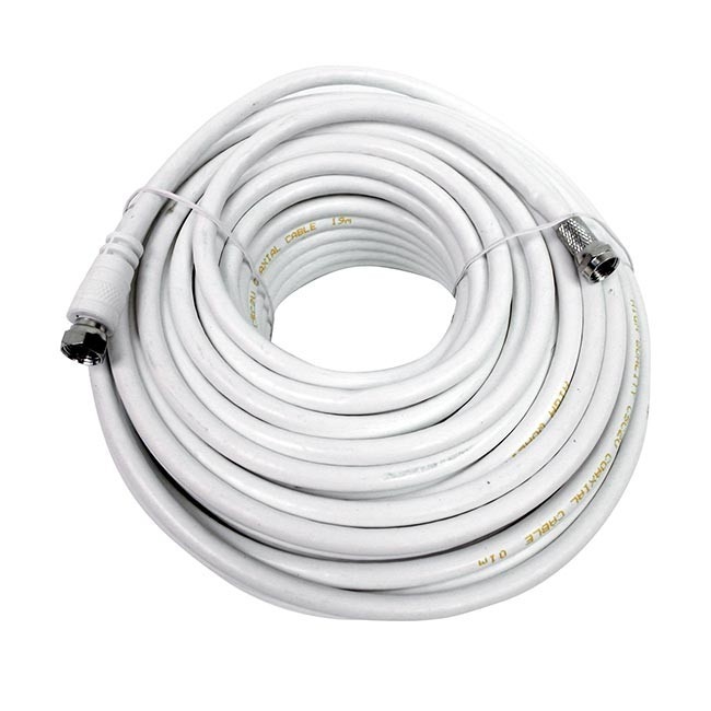 RG6 20 Meter CATV MATV Coax Patch Cord , Fiber Optical Patch Cord